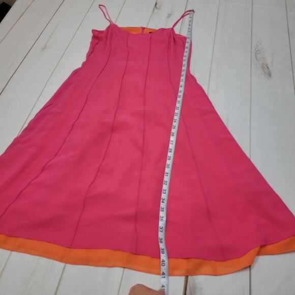 Tommy Hilfiger vintage 2000s y2k silk cami dress layered airy barbie - Picture 4 of 11